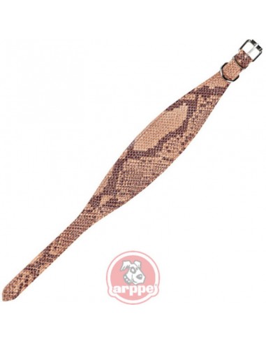 Collares galgos piel bovina decorada