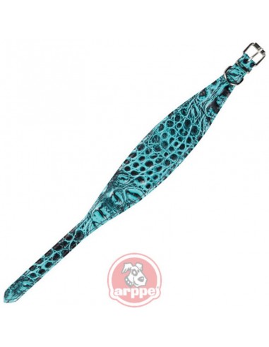 Collares galgos piel bovina decorada