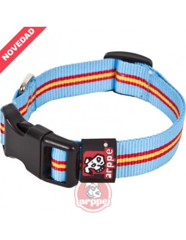 Collar para perro nylon bandera de España