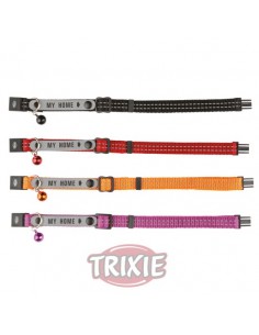 Collar portadirecciones para gatos con cascabel