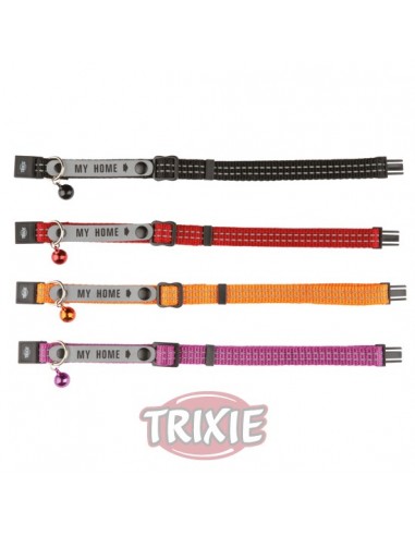 Collar portadirecciones para gatos con cascabel