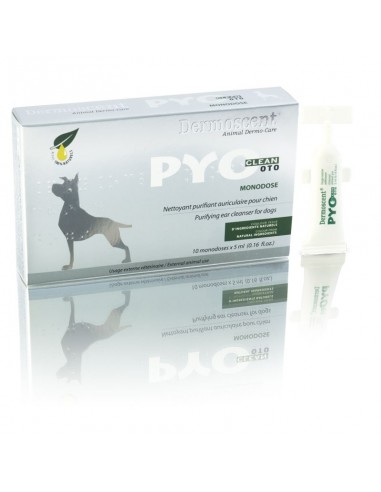 DERMOSCENT PYOCLEAN OTO monodosis limpiador auricular perros