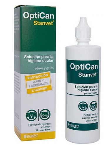 OPTICAN solución para la higiene ocular del perro y gato