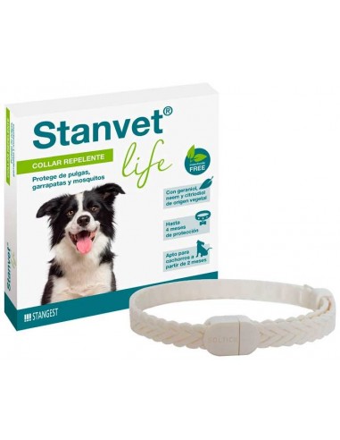 STANVET LIFE collar repelente natural ecológico con extracto de Neem