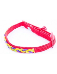 Collar para gatos decorado con trenza