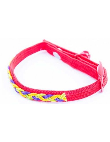 Collar para gatos decorado con trenza
