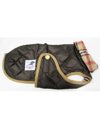 Abrigo Impermeable Acolchado para Piccolo marrón chocolate