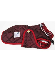Abrigo Impermeable Acolchado para Piccolo granate
