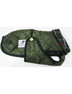 Abrigo Impermeable Acolchado para Piccolo verde