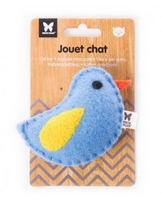 Juguete para gato peluche mini pájaro