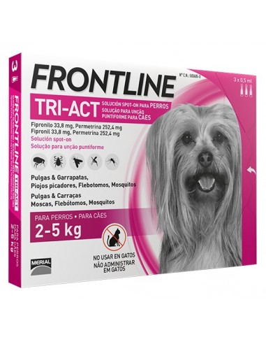Antiparasitarios para perros - Pipeta FRONTLINE TRI ACT Antiparasitarios para perros - Pipeta FRONTLINE TRI ACT