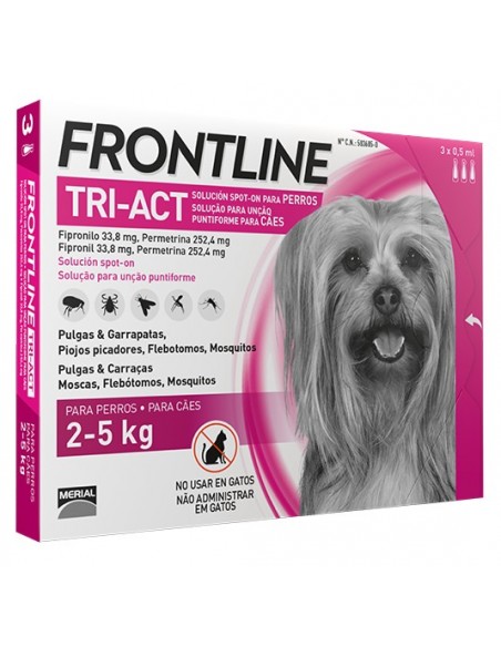 Antiparasitarios para perros - Pipeta FRONTLINE TRI ACT Antiparasitarios para perros - Pipeta FRONTLINE TRI ACT
