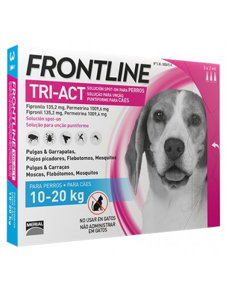 Antiparasitarios para perros - Pipeta FRONTLINE TRI ACT