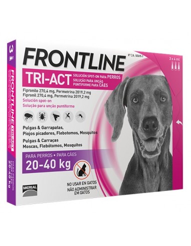 Antiparasitarios para perros - Pipeta FRONTLINE TRI ACT Antiparasitarios para perros - Pipeta FRONTLINE TRI ACT