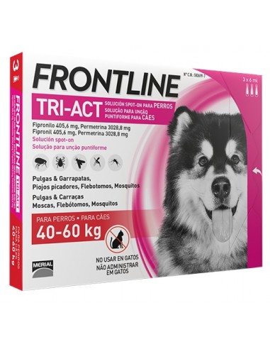 Antiparasitarios para perros - Pipeta FRONTLINE TRI ACT Antiparasitarios para perros - Pipeta FRONTLINE TRI ACT