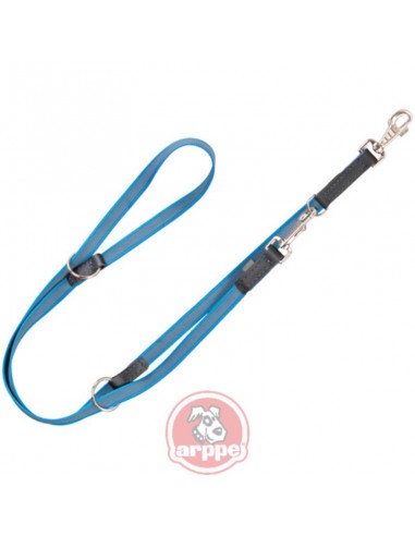 Correa para perro multiposición en nylon antideslizante
