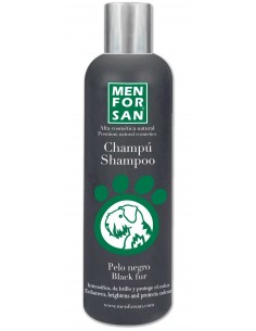 Champú para perro de pelo negro de MENFORSAN