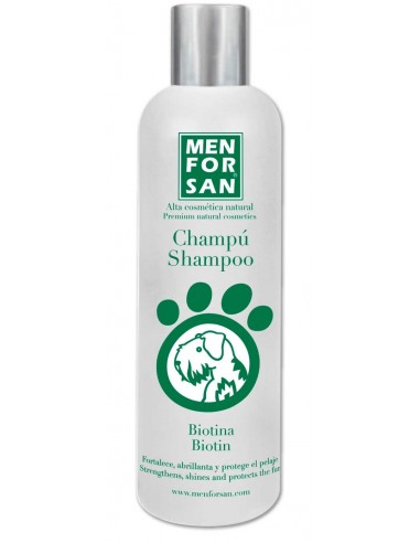 Champú para perro con biotina de MENFORSAN