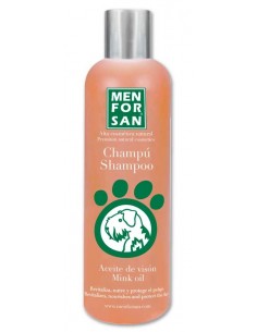 Champú para perro con aceite de visón de MENFORSAN