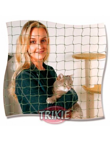 Red de protección de ventanas para gato