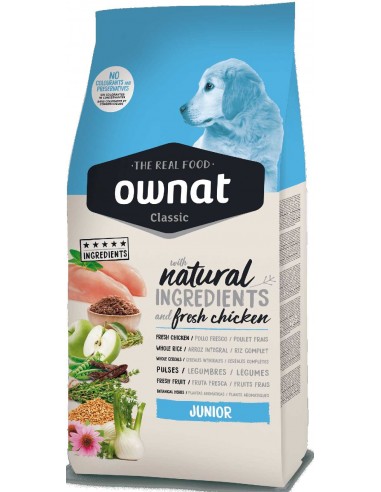 Pienso para perros adultos OWNAT Classic Junior