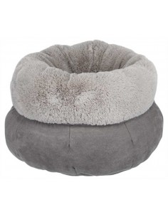 Cama para perro mullida gris modelo Elsie