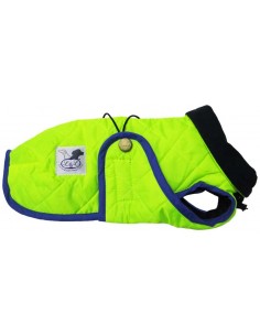 Abrigo Impermeable Acolchado para Piccolo verde flúor