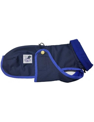 Abrigo Impermeable para Piccolo azul con forro polar azul