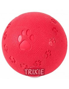 Juguetes para perros pelota caucho natural roja