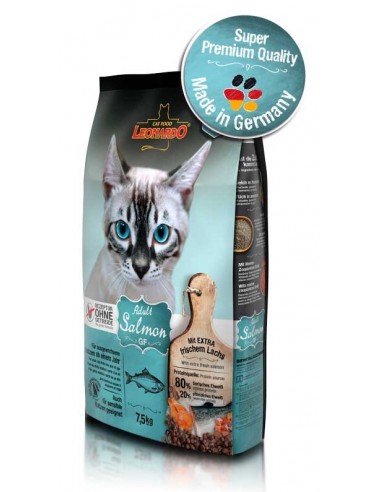 Pienso para gatos LEONARDO salmón sin cereales