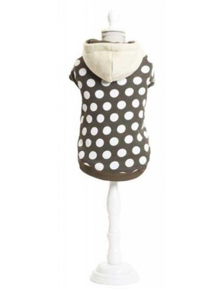Sudadera reversible para perro modelo Polkadots