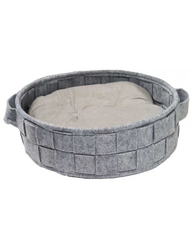 Cuna para perro o gato modelo Atelier gris