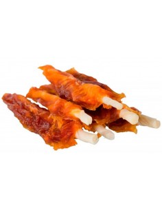 Premio para perro, banderitas de pollo