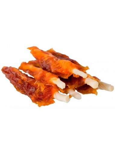 Premio para perro, banderitas de pollo