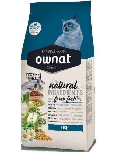 Pienso para gatos OWNAT Fish