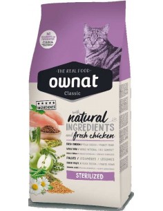 Pienso para gatos OWNAT Esterilizados