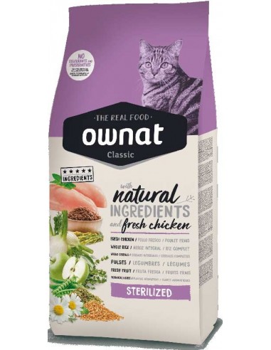 Pienso para gatos OWNAT Esterilizados