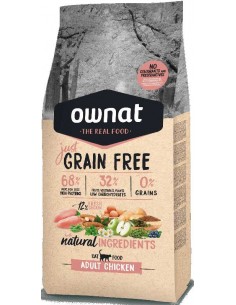 Pienso para gatos OWNAT just Grain Free adultos