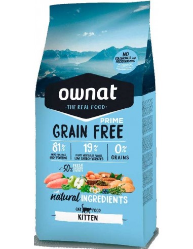 Pienso para gatos OWNAT Grain Free Kitten