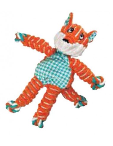 Juguetes para perros KONG Floppy Knots Fox