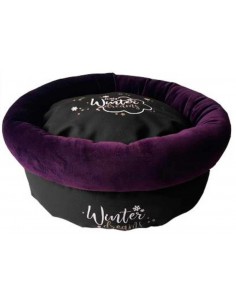 Cuna para perros loneta negra modelo Nido Winter
