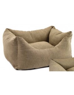 Cuna para perros en fibra camel