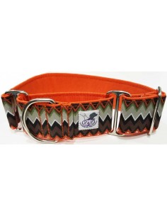 Collar para piccolo en tela loneta muy resistente motivos étnicos