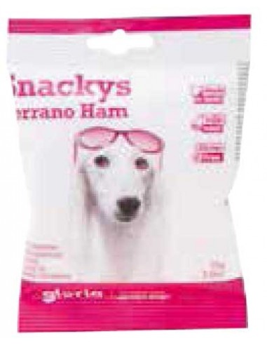 Premio para perro, snacks de jamón serrano