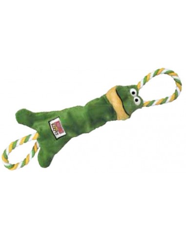 Juguetes para perros KONG Tugger-knots-frog