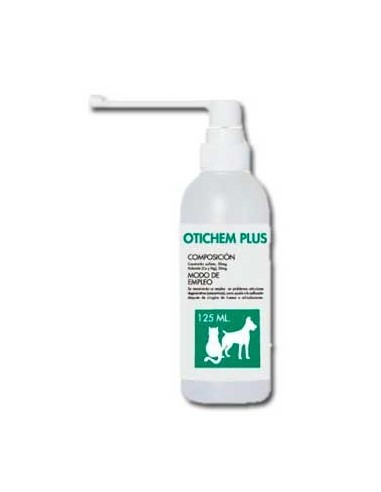 OTICHEM PLUS gel limpiador oídos para perro y gato
