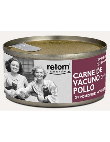 Lata para gato RETORN de vacuno y pollo