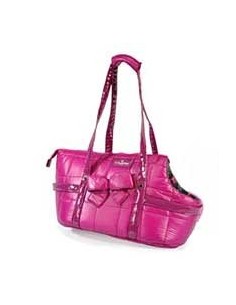 Bolso para transporte de perros/gatos, charol