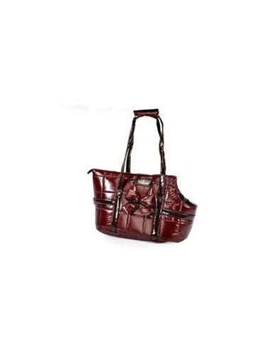 Bolso para transporte de perros/gatos, charol