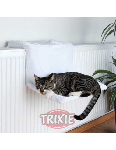 Cama para gato de radiador, en peluche
